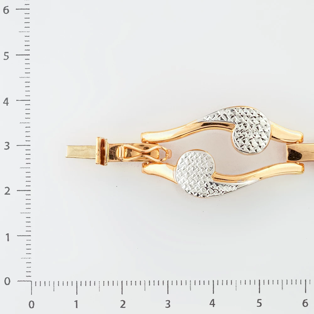 Браслет из красного золота 585 пробы