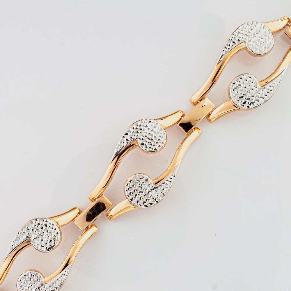 Браслет из красного золота 585 пробы