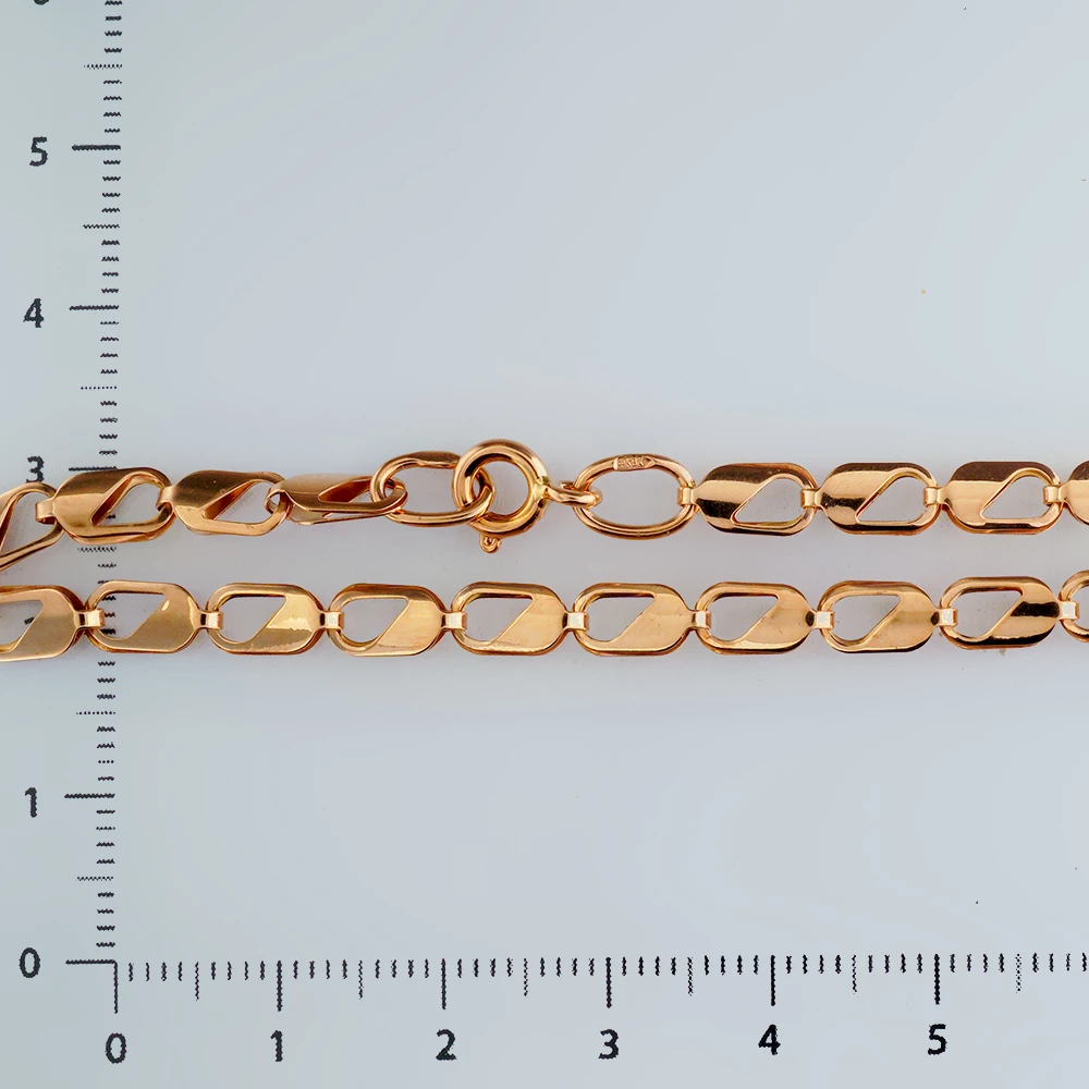 Браслет из красного золота 585 пробы