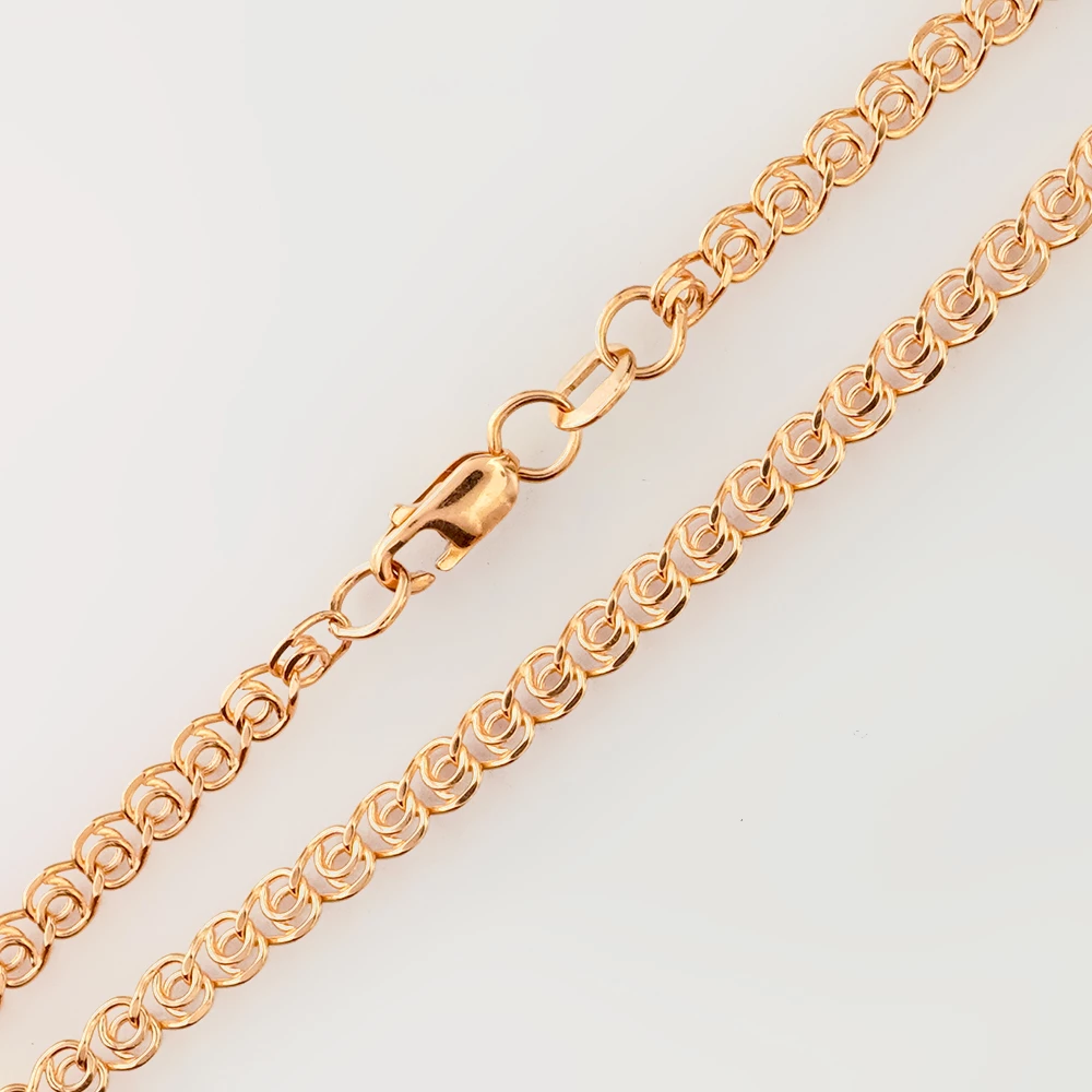 Браслет из красного золота 585 пробы