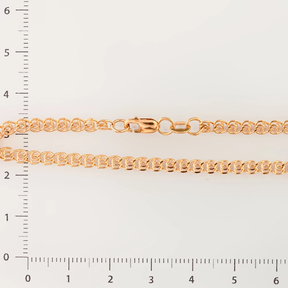 Браслет из красного золота 585 пробы