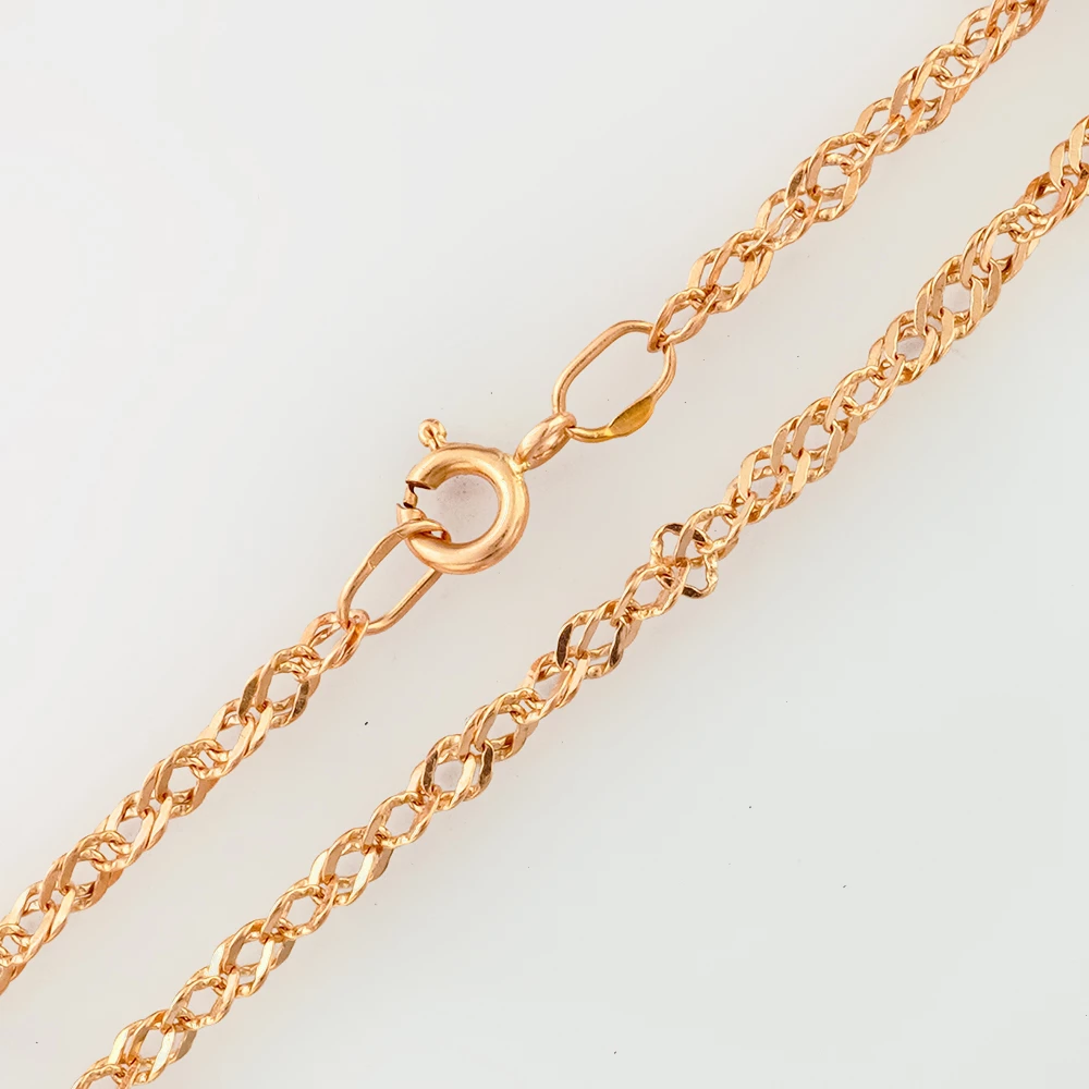 Браслет из красного золота 585 пробы