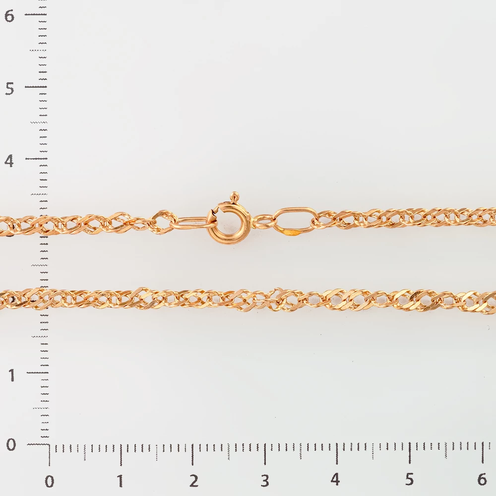 Браслет из красного золота 585 пробы