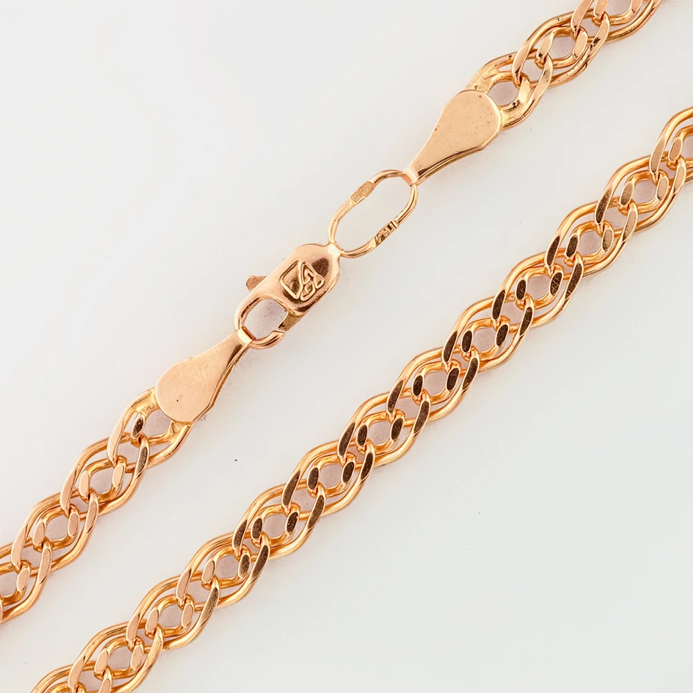 Браслет из красного золота 585 пробы