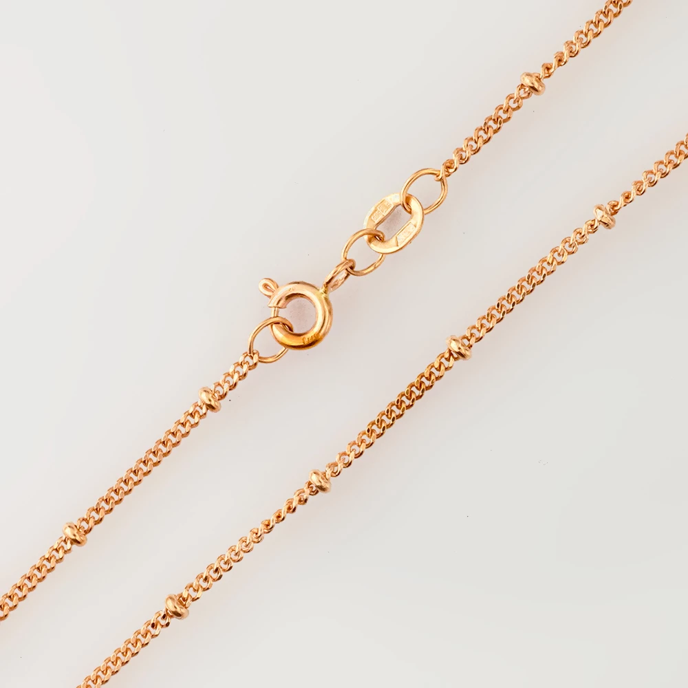 Браслет из красного золота 585 пробы