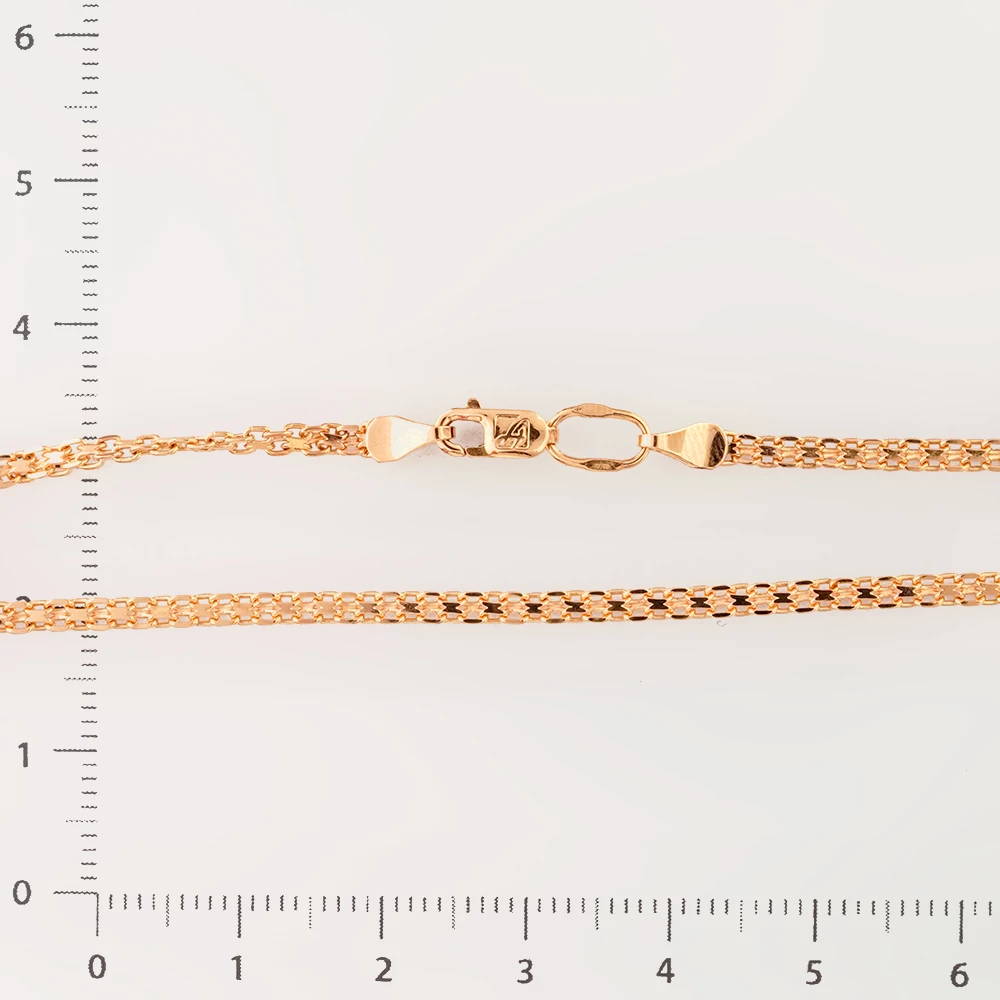 Браслет из красного золота 585 пробы