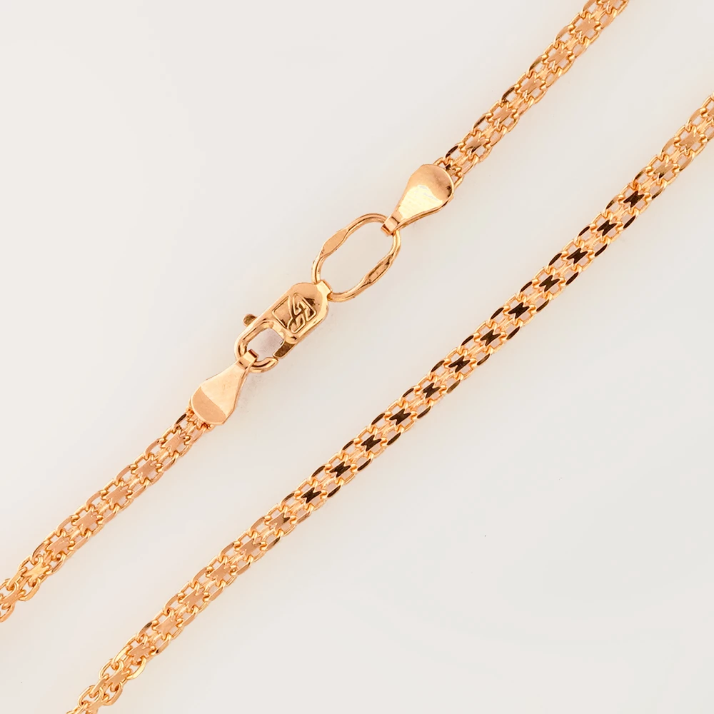 Браслет из красного золота 585 пробы