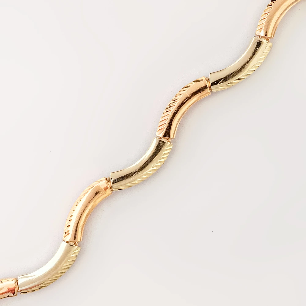 Браслет из красного золота 585 пробы