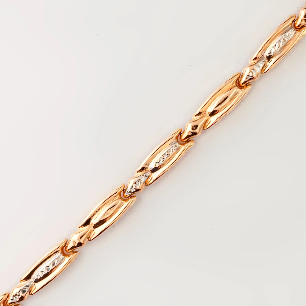 Браслет из красного золота 585 пробы