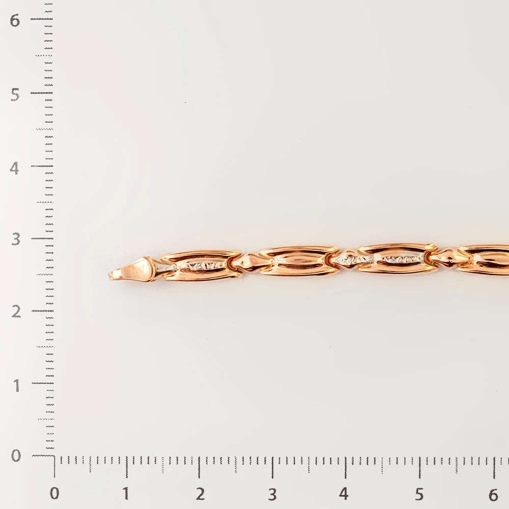 Браслет из красного золота 585 пробы