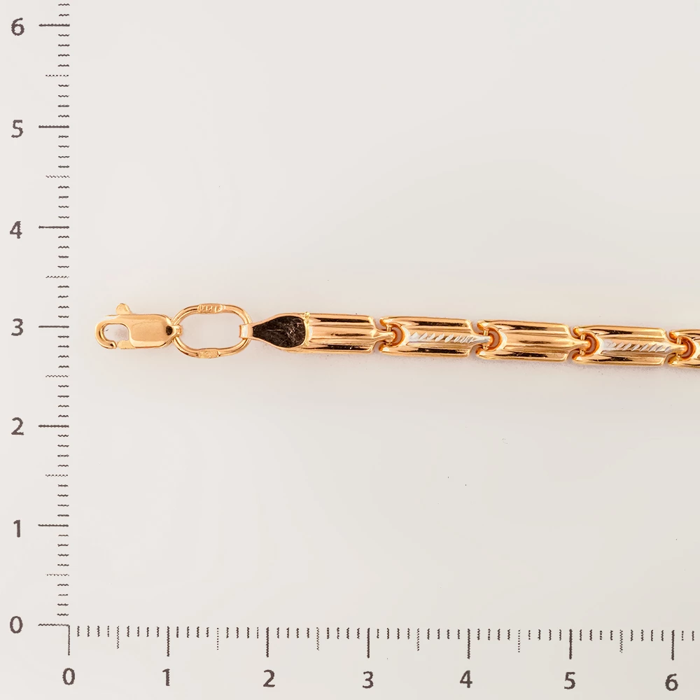 Браслет из красного золота 585 пробы