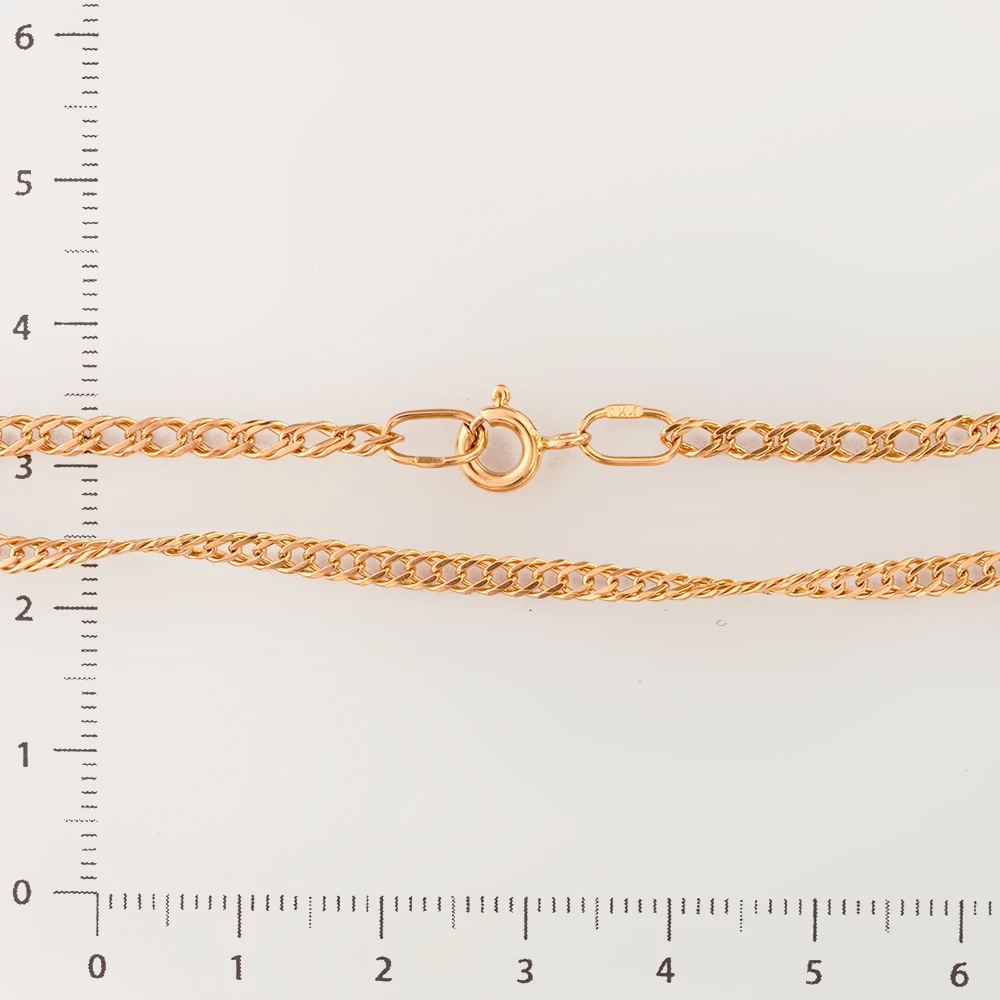 Браслет из красного золота 585 пробы