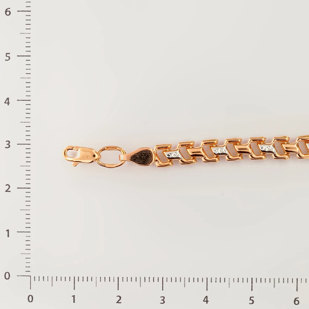 Браслет из красного золота 585 пробы