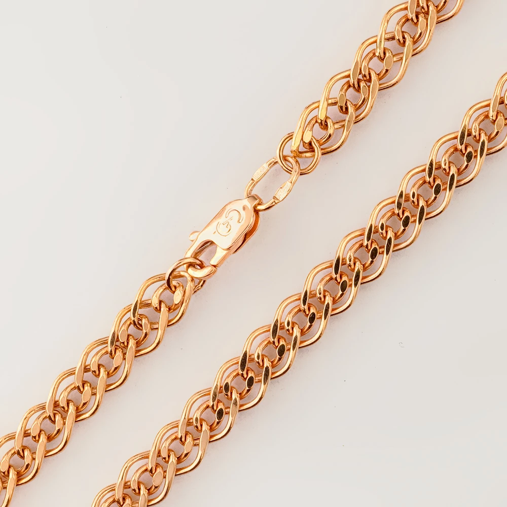 Браслет из красного золота 585 пробы