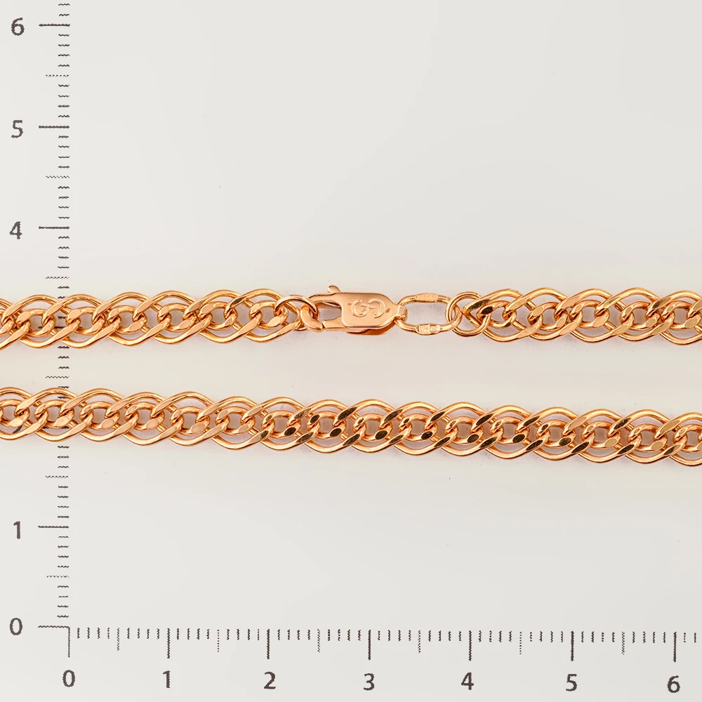 Браслет из красного золота 585 пробы