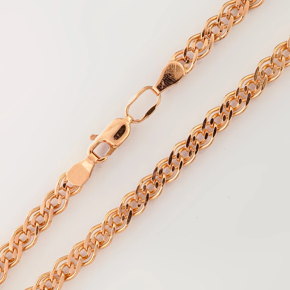 Браслет из красного золота 585 пробы