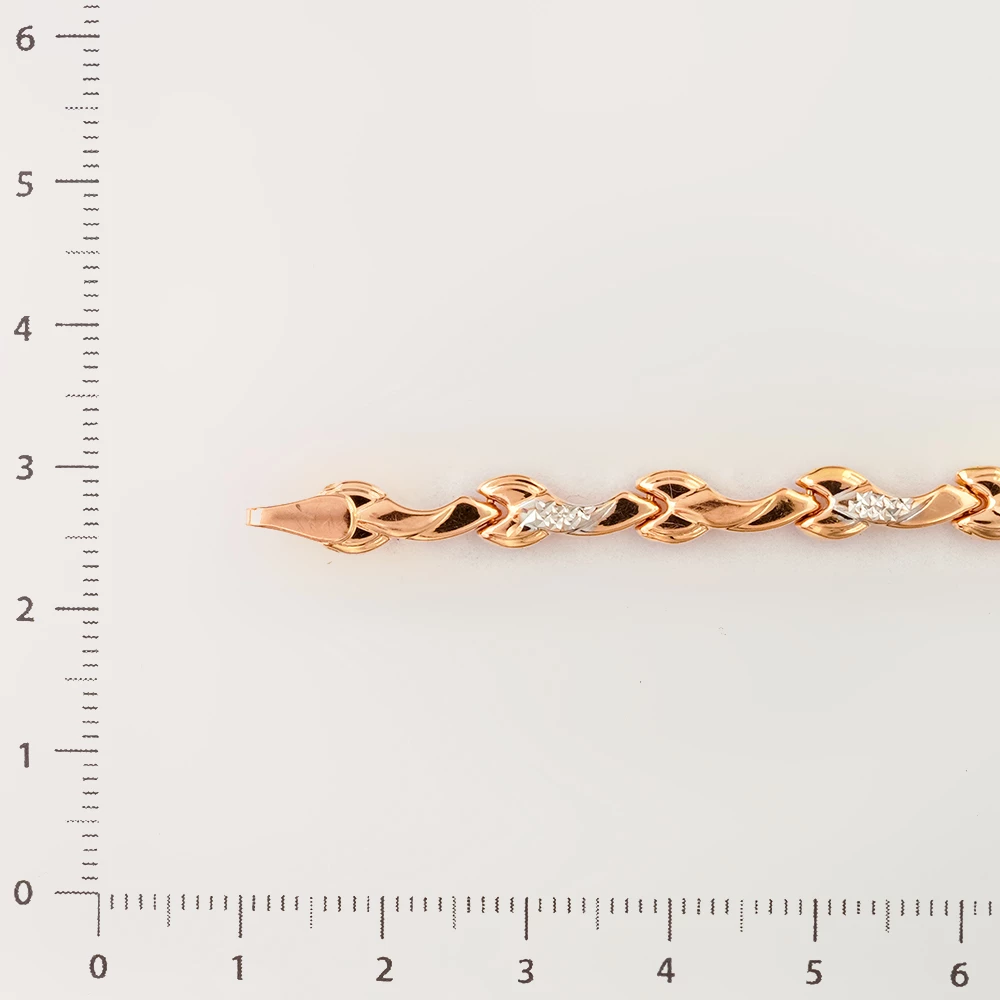 Браслет из красного золота 585 пробы