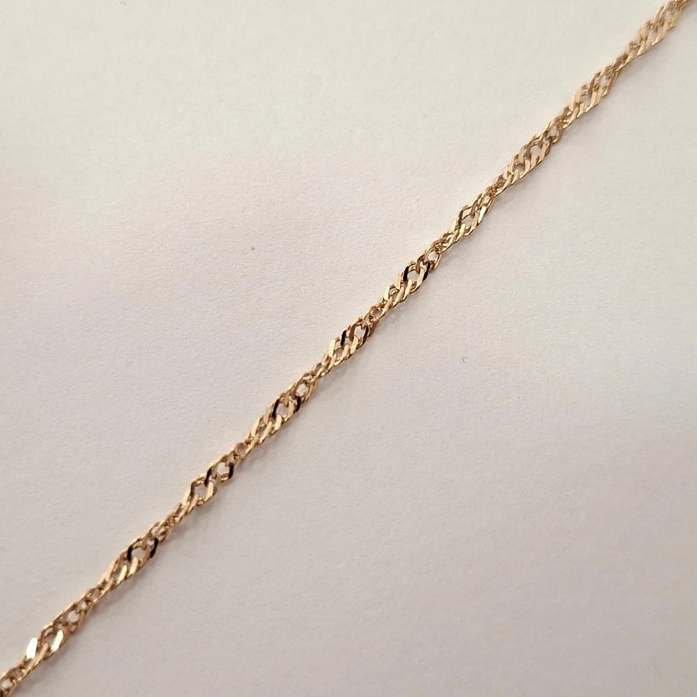 Браслет из красного золота 585 пробы