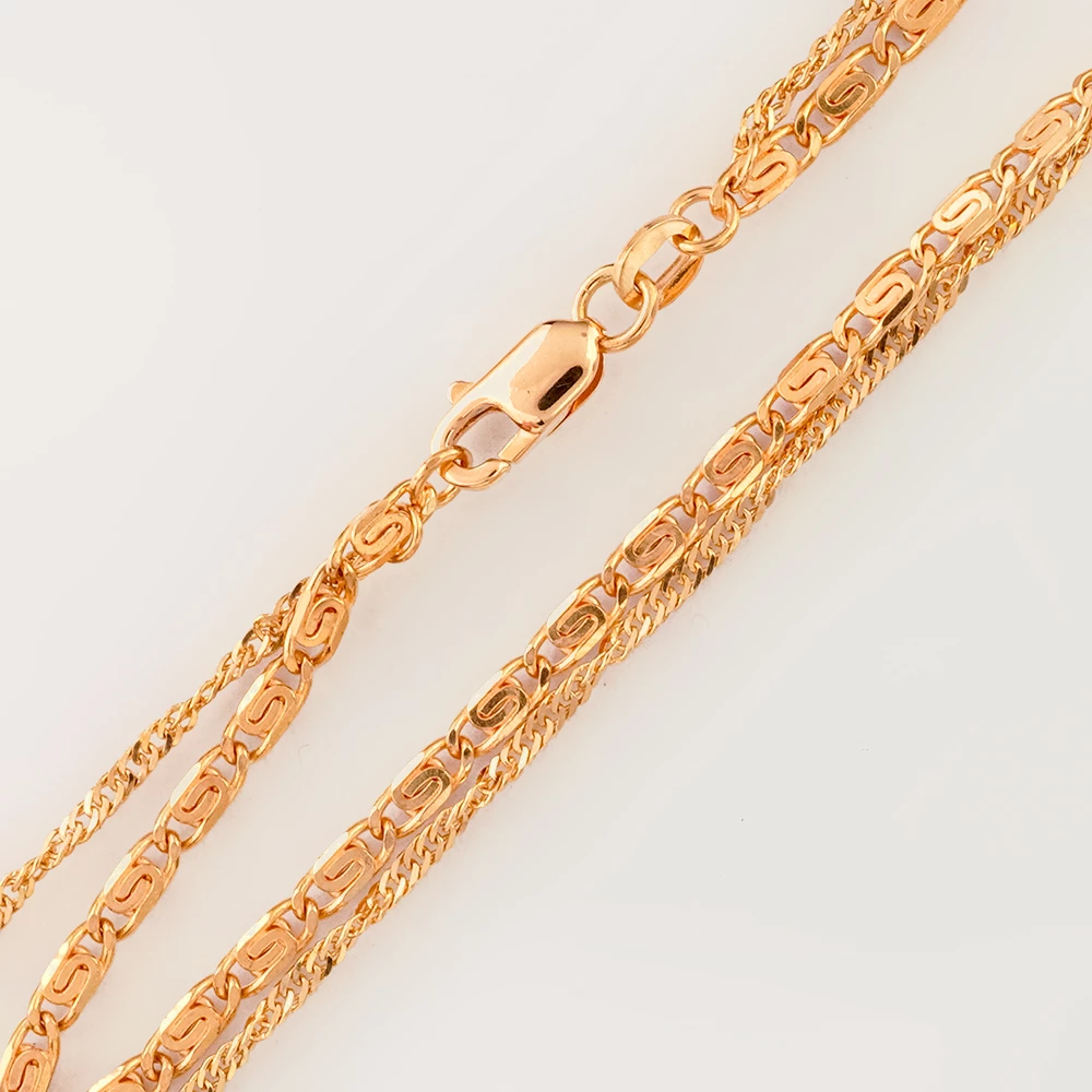 Браслет из красного золота 585 пробы