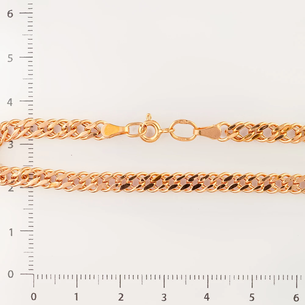 Браслет из красного золота 585 пробы