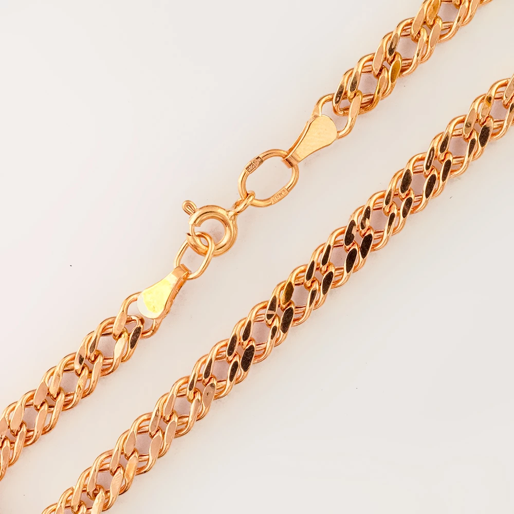 Браслет из красного золота 585 пробы