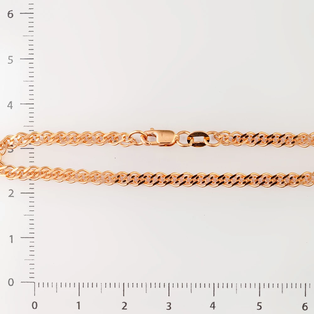 Браслет из красного золота 585 пробы