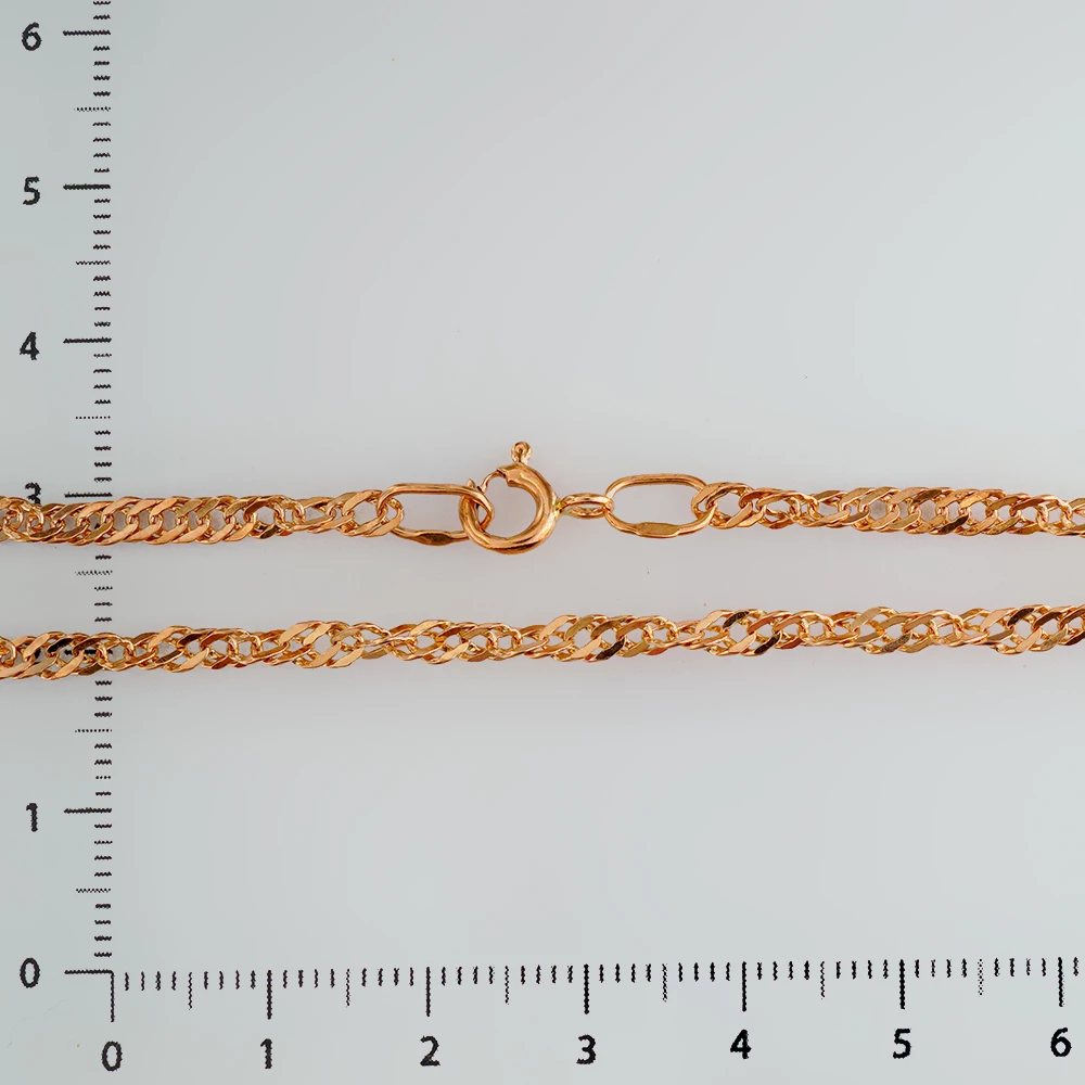 Браслет из красного золота 585 пробы