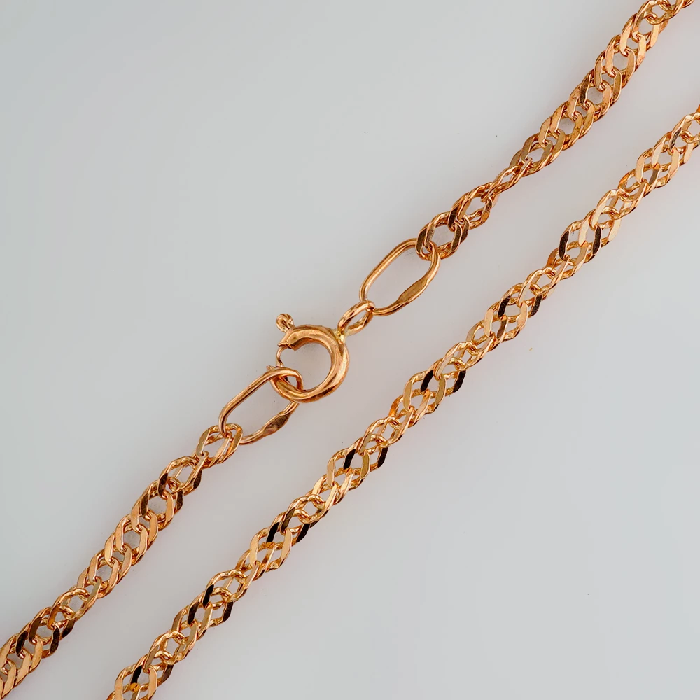 Браслет из красного золота 585 пробы