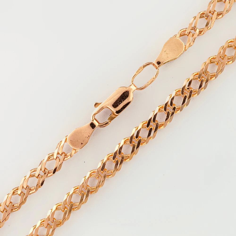 Браслет из красного золота 585 пробы