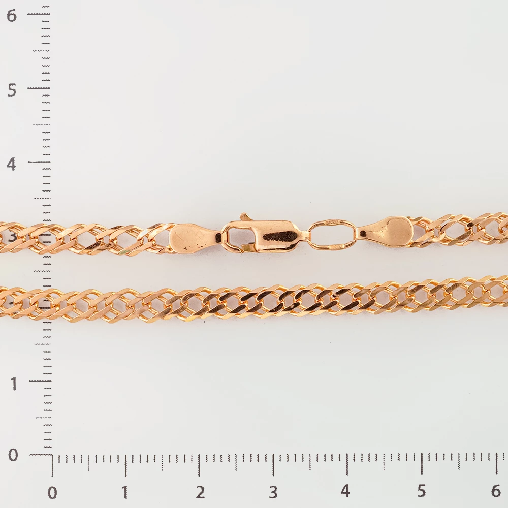 Браслет из красного золота 585 пробы