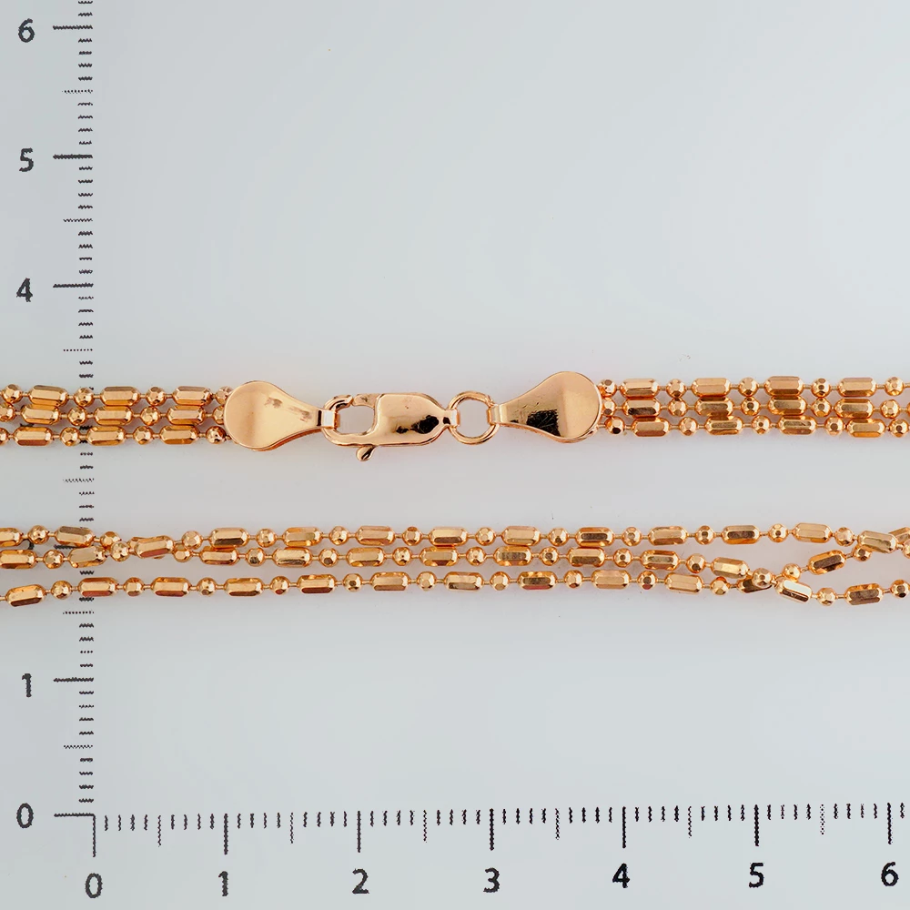 Браслет из красного золота 585 пробы