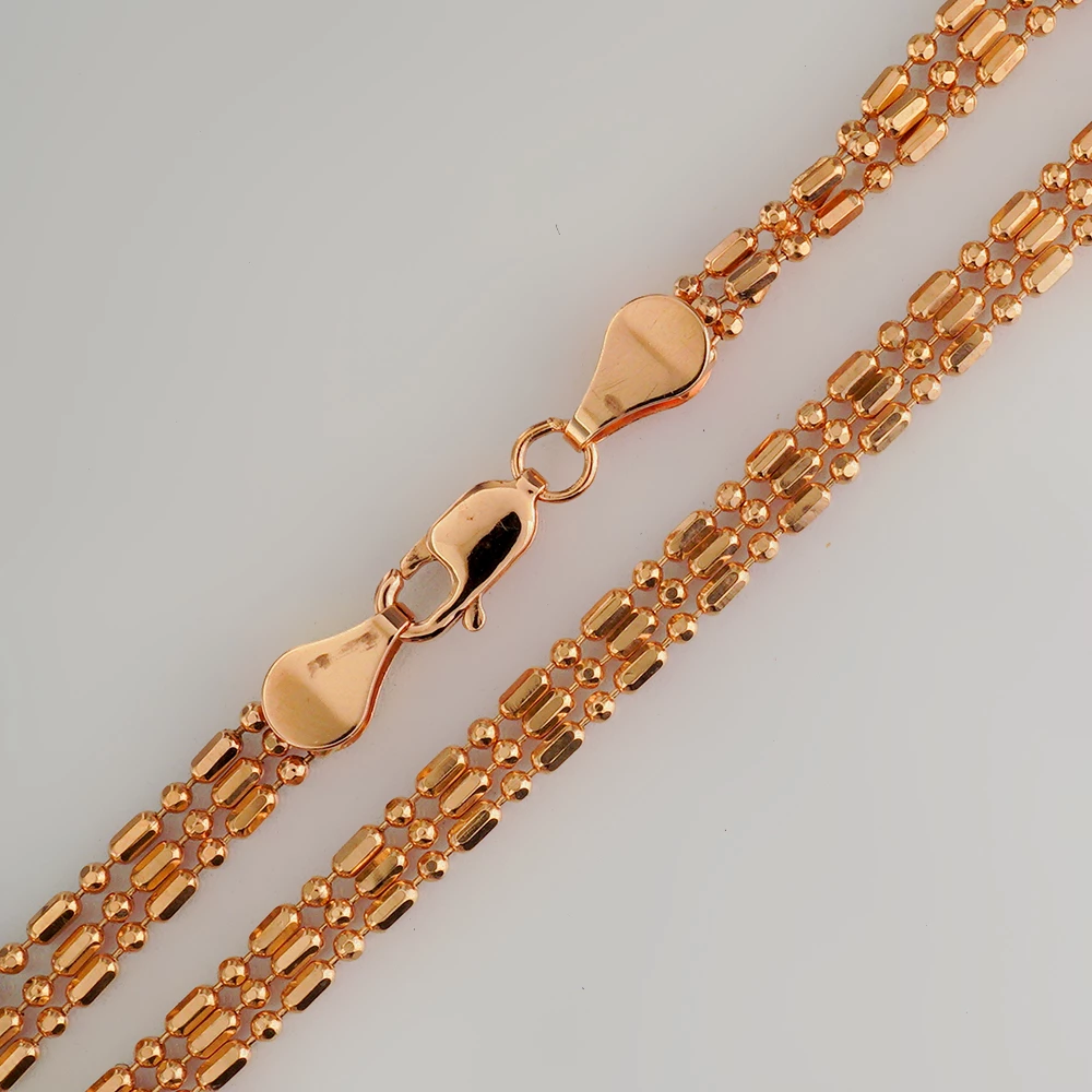 Браслет из красного золота 585 пробы