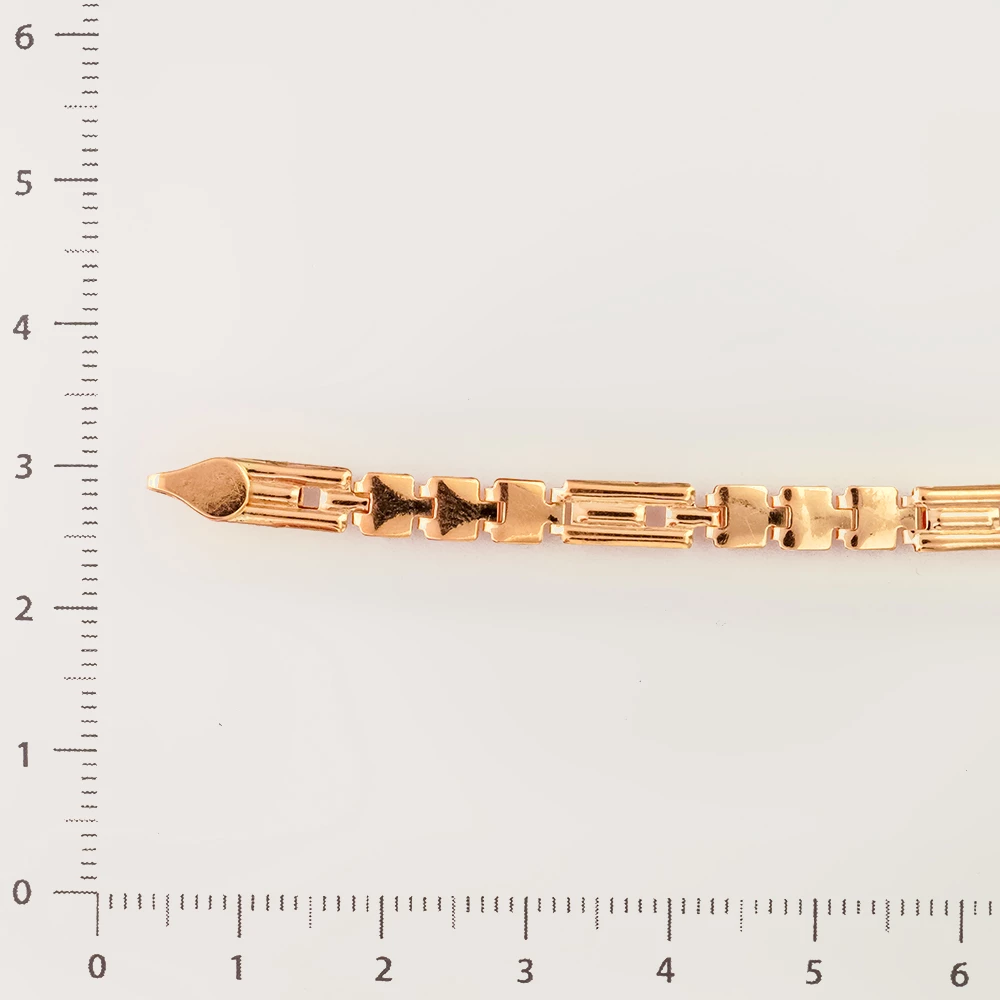 Браслет из красного золота 585 пробы