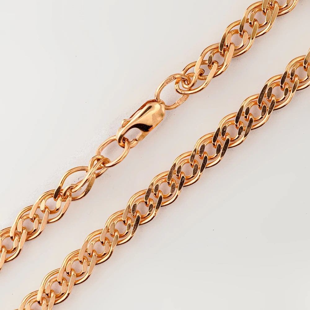 Браслет из красного золота 375 пробы