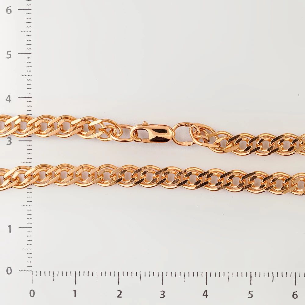 Браслет из красного золота 375 пробы