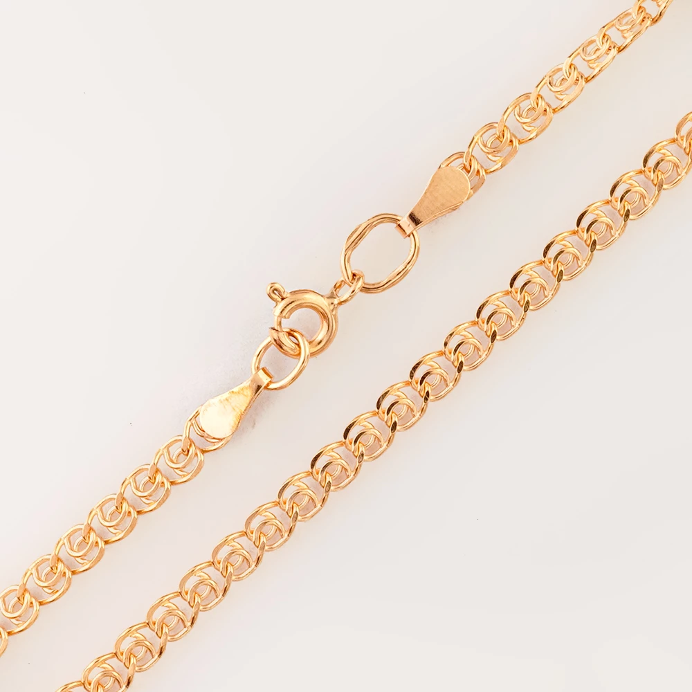 Браслет из красного золота 585 пробы