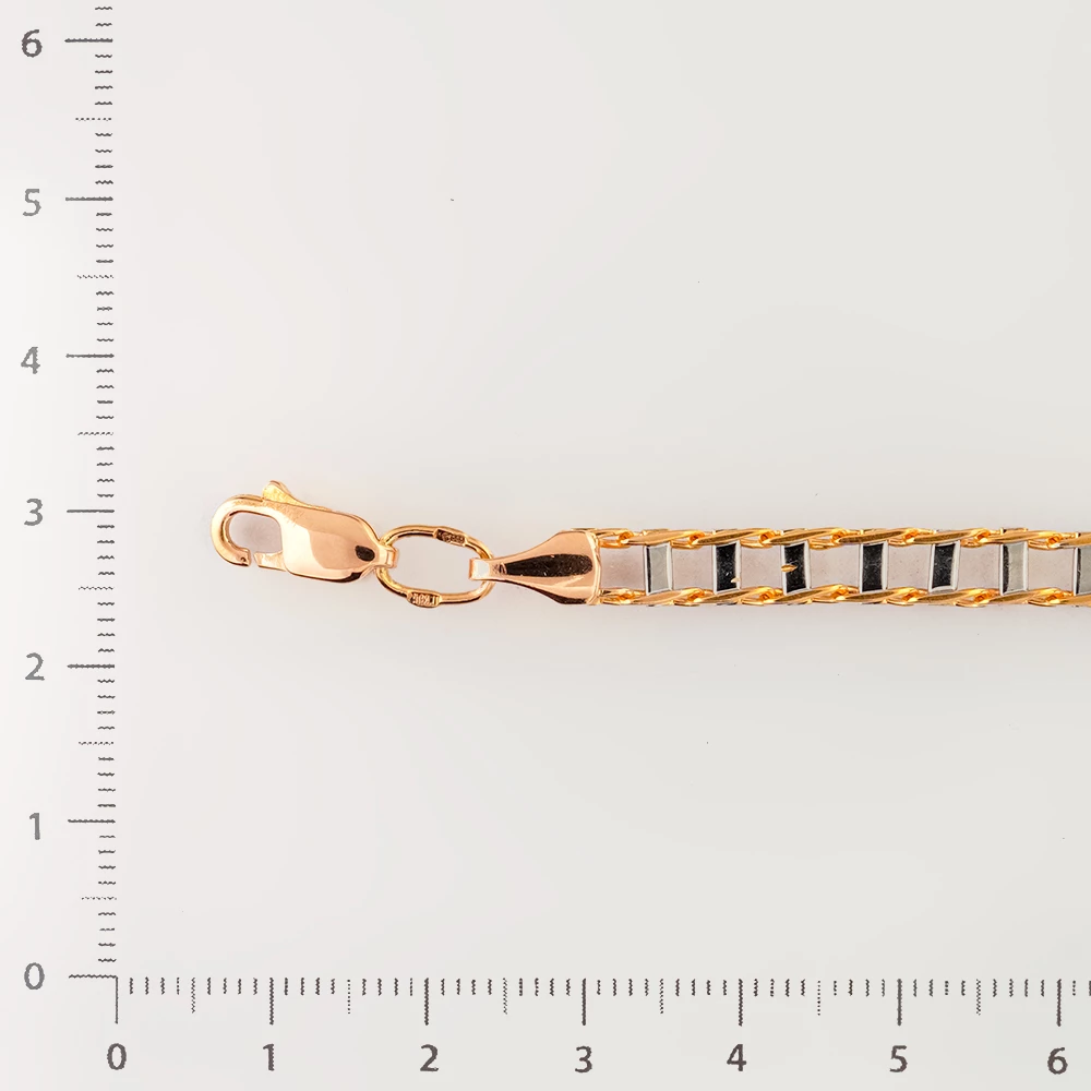 Браслет из красного золота 585 пробы