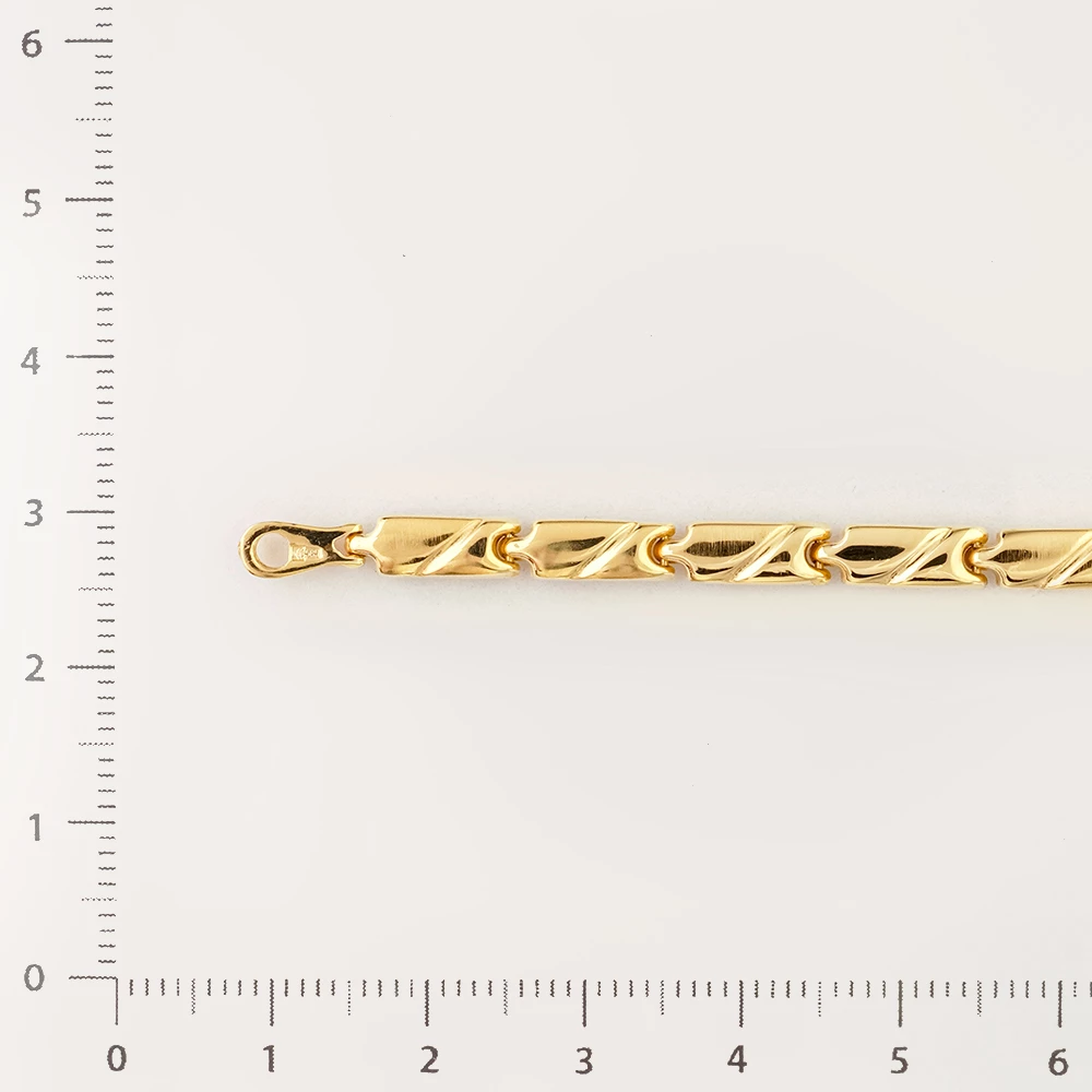 Браслет из желтого золота 585 пробы