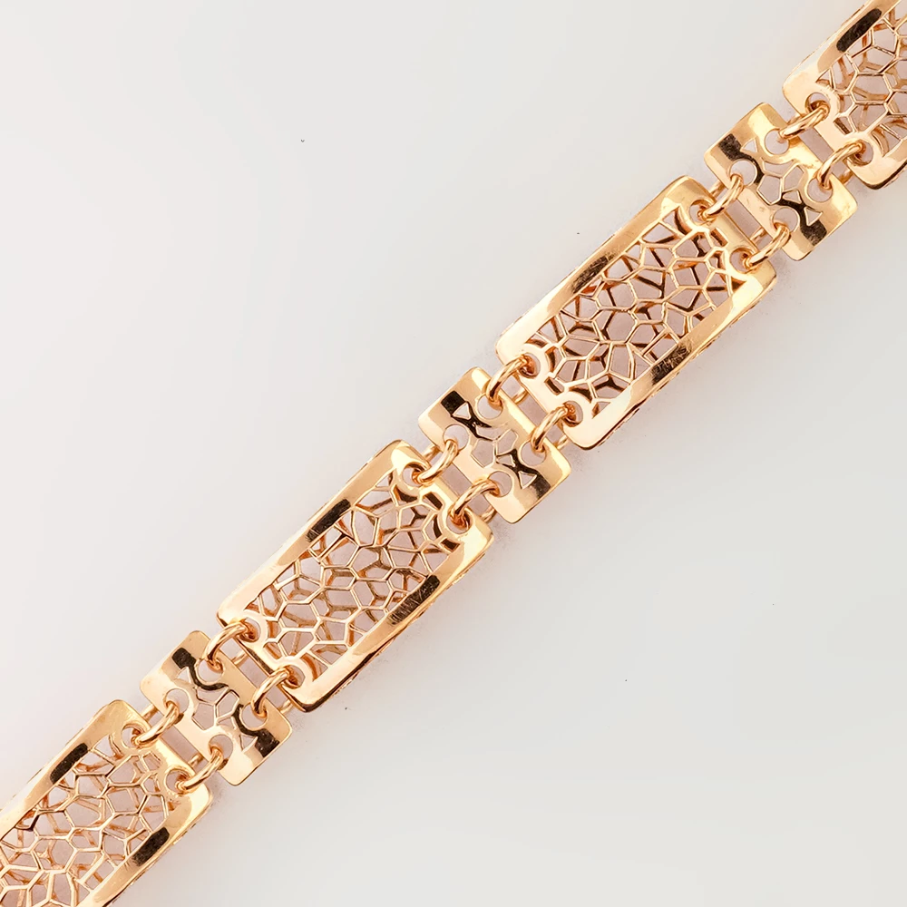 Браслет из красного золота 585 пробы