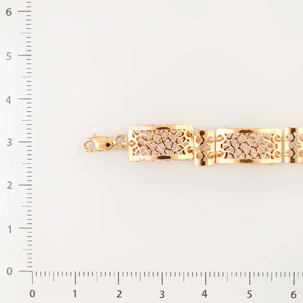 Браслет из красного золота 585 пробы