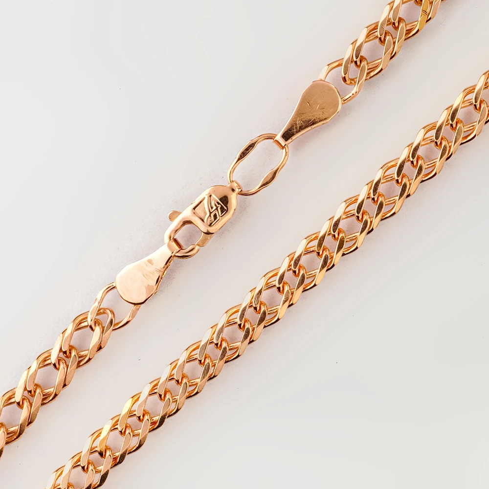 Браслет из красного золота 585 пробы