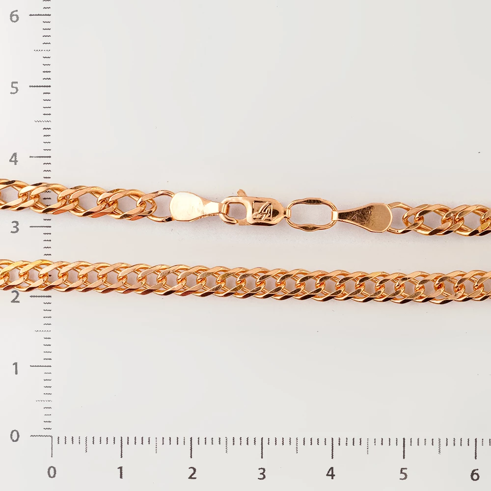 Браслет из красного золота 585 пробы