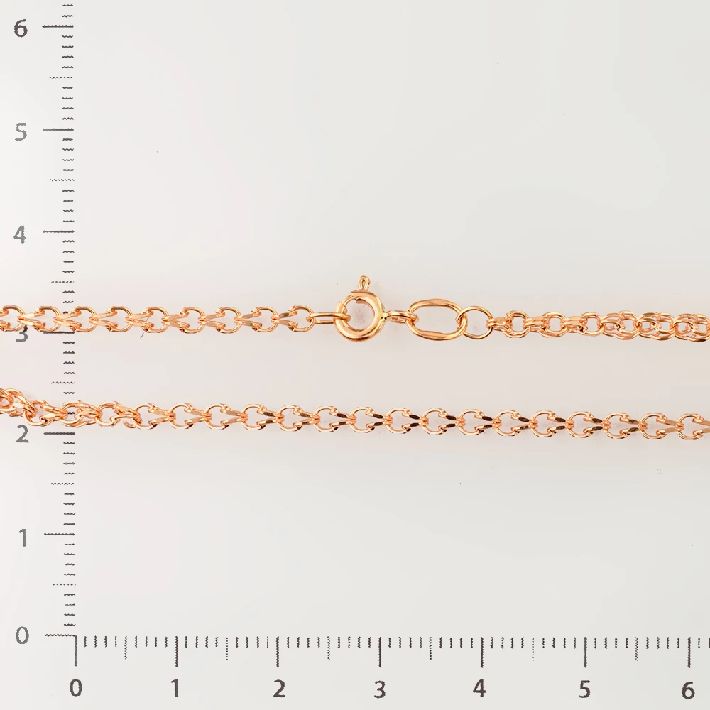 Браслет из красного золота 585 пробы