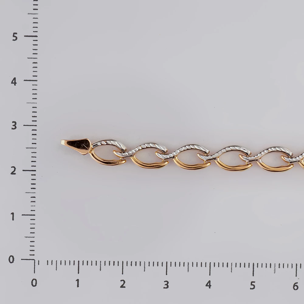 Браслет из красного золота 585 пробы