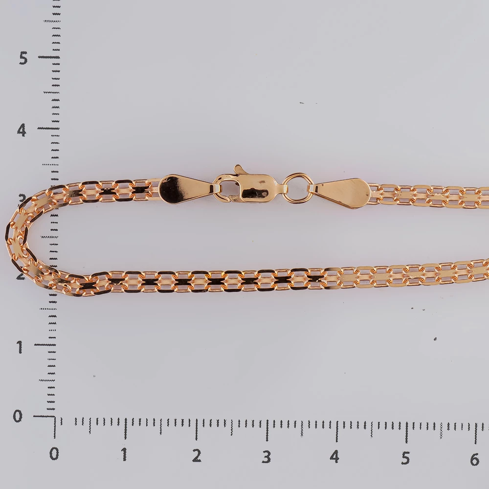 Браслет из красного золота 585 пробы