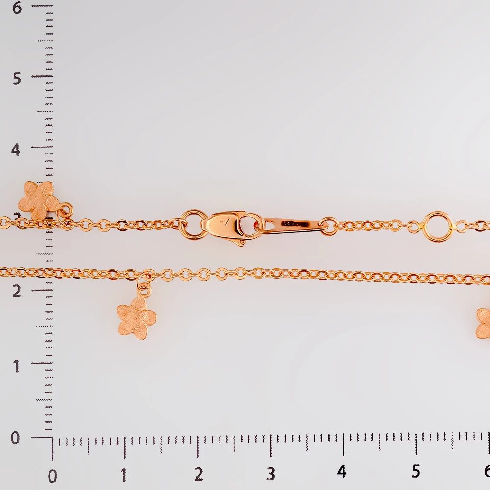 Браслет из красного золота 585 пробы