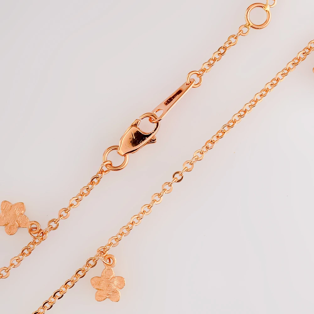 Браслет из красного золота 585 пробы