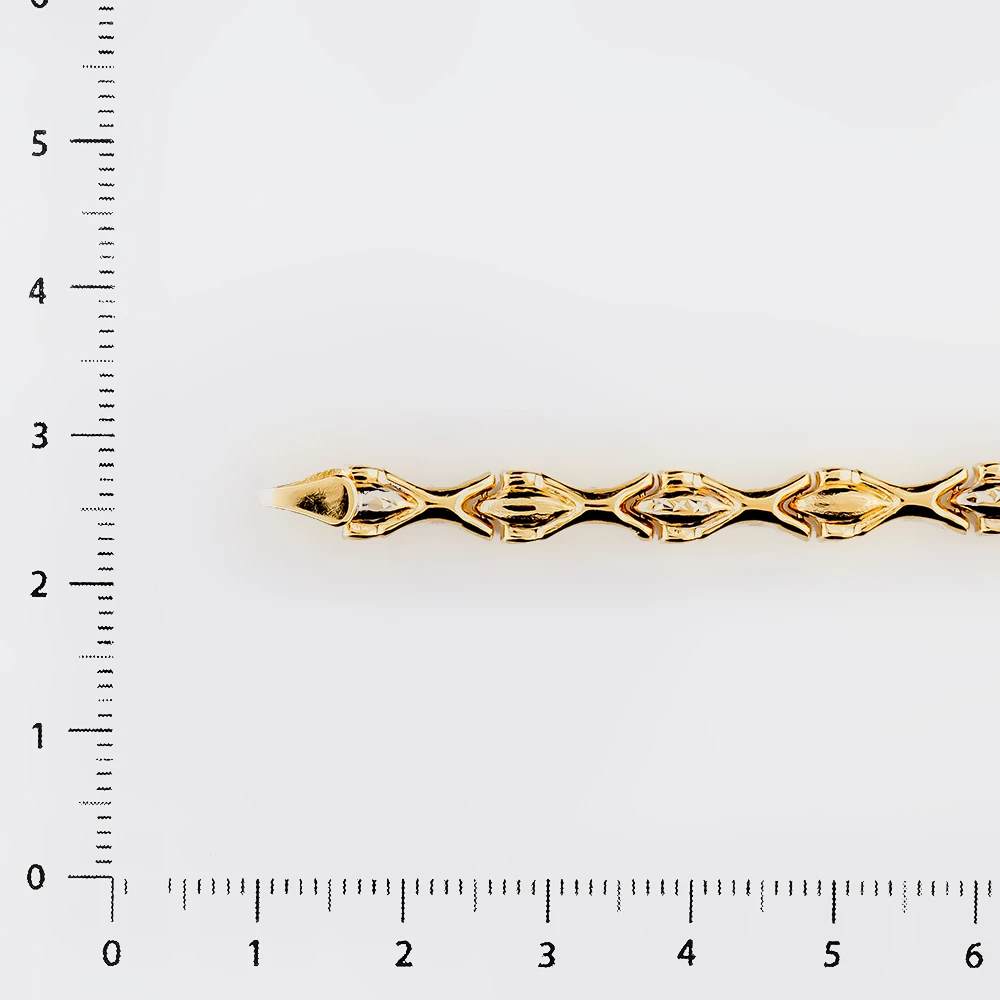 Браслет из желтого золота 585 пробы
