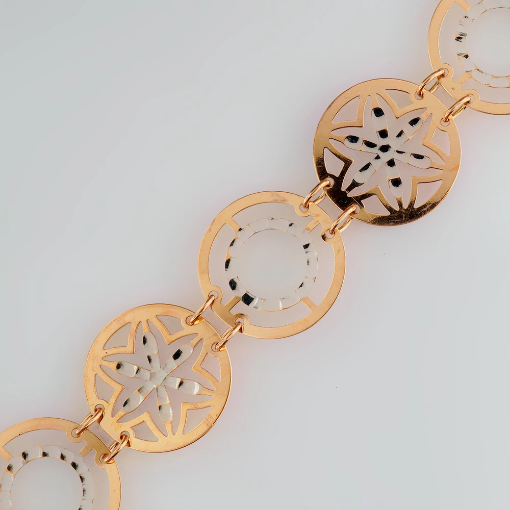 Браслет из красного золота 585 пробы