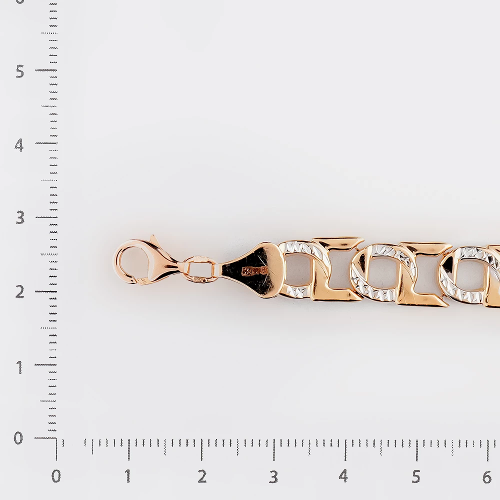 Браслет из красного золота 585 пробы